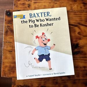 PJ Library Baxter The Pig Who Wanted To Be Kosher Jewish Paperback Book